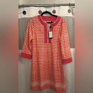 Cabana Life Dress.  Coral.